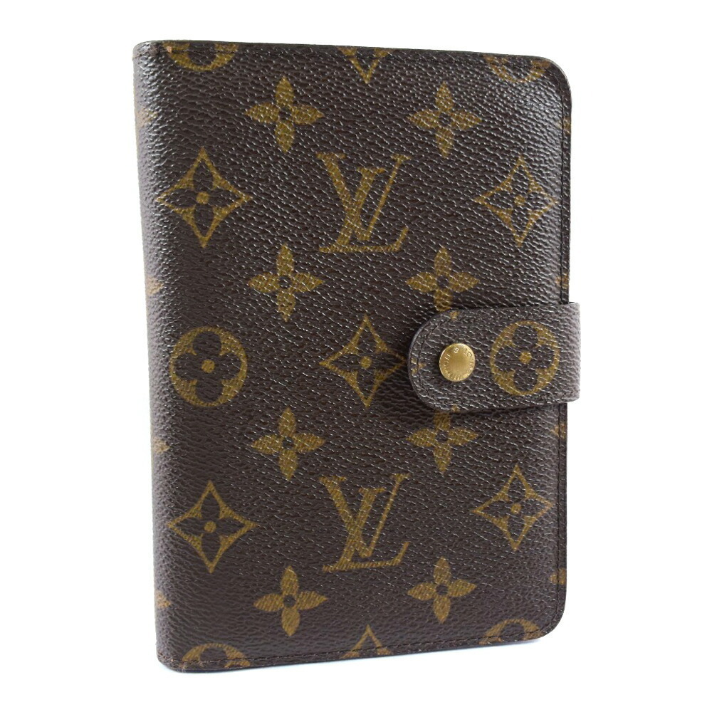 Louis Vuitton Porto Papie Zip Bifold Wallet Monogram Canvas Brown